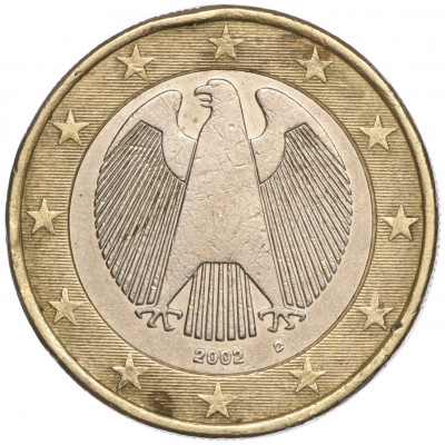 1 евро 2002 года D Германия