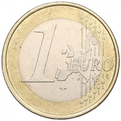 1 евро 2002 года J Германия