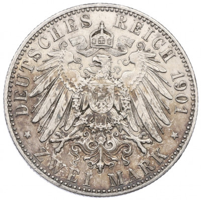2 марки 1901 года Германия (Пруссия) «200 лет Пруссии»