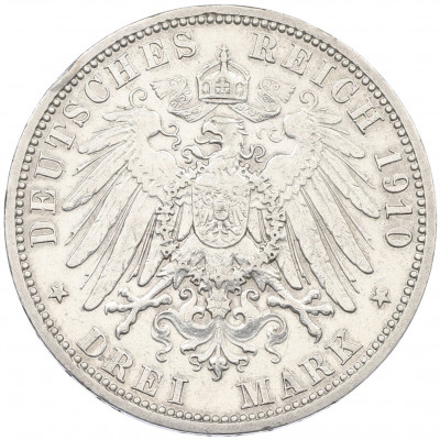 3 марки 1910 года Германия (Гессен)