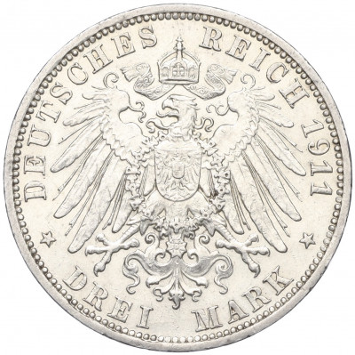 3 марки 1911 года A Германия (Ангальт)