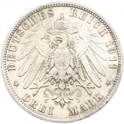3 марки 1911 года Германия (Бавария)