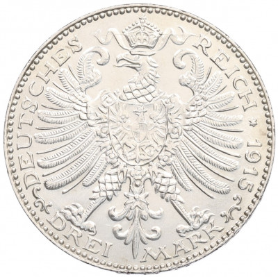 3 марки 1915 года Германия (Саксен-Веймар-Эйзенах) «100 лет Великим герцогам»