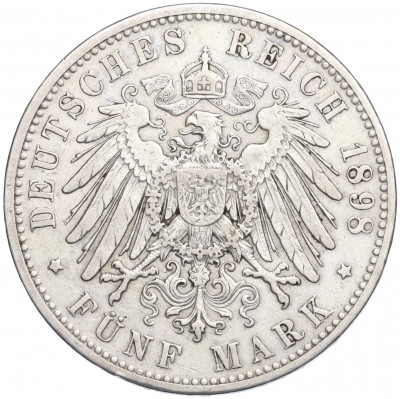5 марок 1898 года D Германия (Бавария)