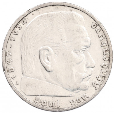 5 рейхсмарок 1936 года A Германия