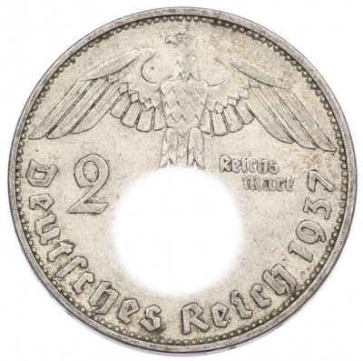 2 рейхсмарки 1937 года A Германия