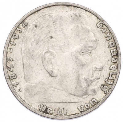 2 рейхсмарки 1937 года A Германия