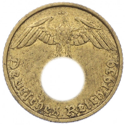 5 рейхспфеннигов 1939 года B Германия