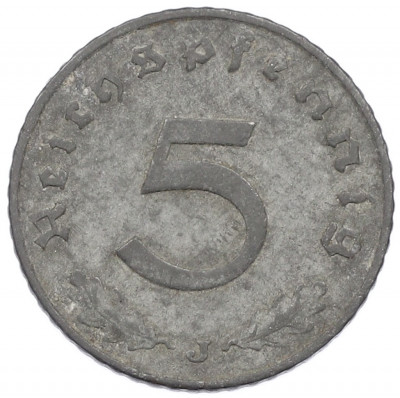 5 рейхспфеннигов 1941 года J Германия