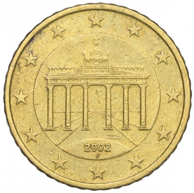 50 евроцентов 2002 года F Германия