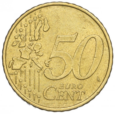 50 евроцентов 2002 года F Германия