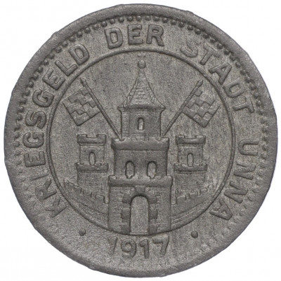 50 пфеннигов 1917 года Германия — город Унна (Нотгельд)