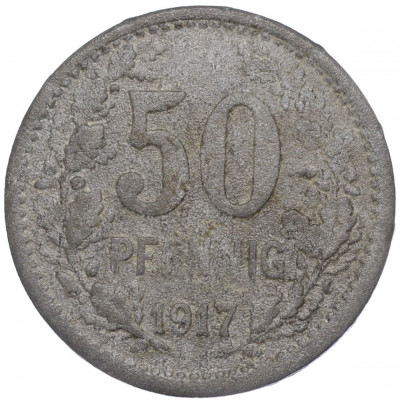 50 пфеннигов 1917 года Германия — город Унна (Нотгельд)