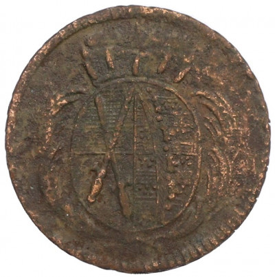 1 пфенниг 1777 года C Саксония