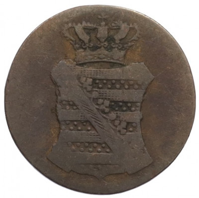 1 пфенниг 1831 года Саксония