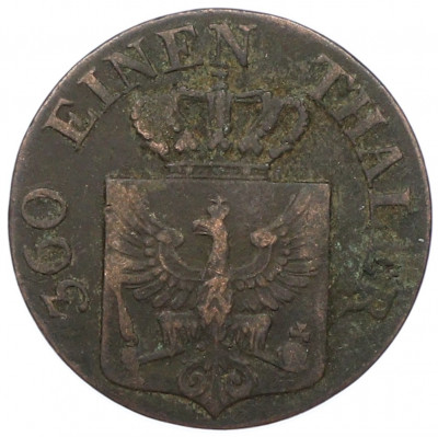 1 пфенниг 1839 года Пруссия