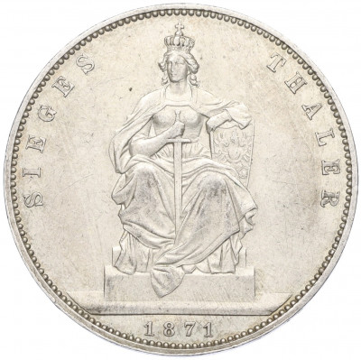 1 талер 1871 года A Пруссия «Победа во Франко-прусской войне»