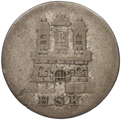 1 шиллинг 1840 года Гамбург