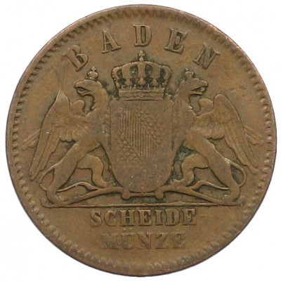 1/2 крейцера 1859 года Баден