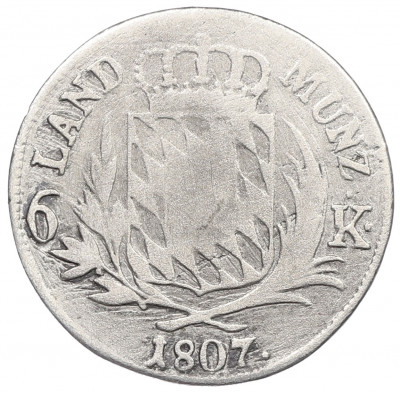 6 крейцеров 1807 года Бавария