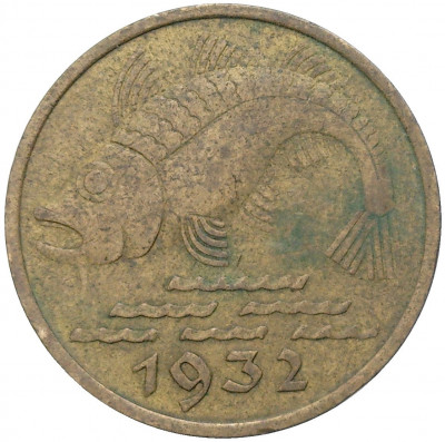10 пфеннигов 1932 года Данциг