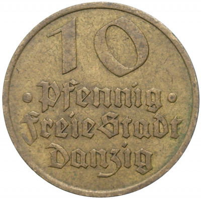 10 пфеннигов 1932 года Данциг