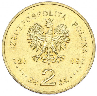 2 злотых 2005 года Польша «60 лет окончанию Второй мировой войны»