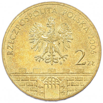 2 злотых 2006 года Польша «Древние города Польши — Калиш»