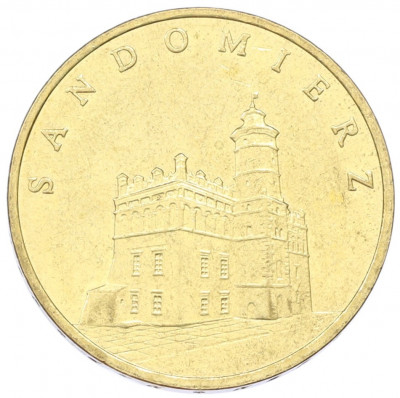2 злотых 2006 года Польша «Древние города Польши — Сандомир»