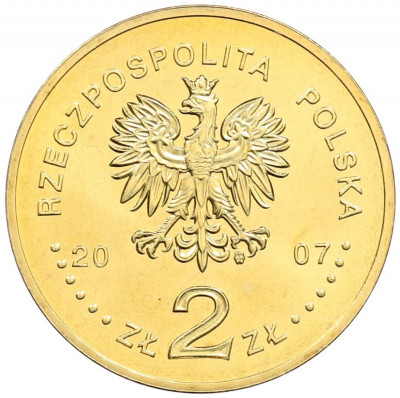 2 злотых 2007 года Польша «75 лет взлому шифровальной машины Энигма»