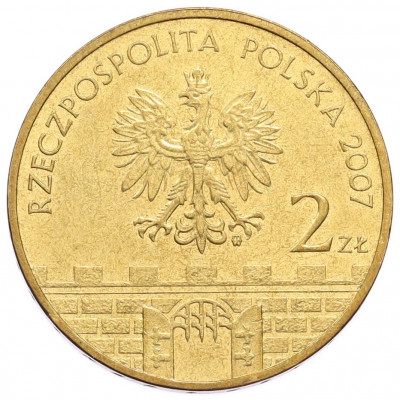 2 злотых 2007 года Польша «Древние города Польши — Клодзко»