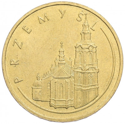 2 злотых 2007 года Польша «Древние города Польши — Пшемысль»