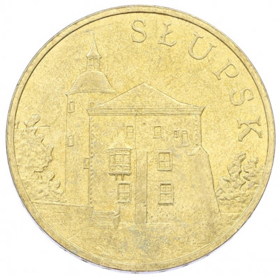 2 злотых 2007 года Польша «Древние города Польши — Слупск»