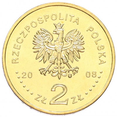 2 злотых 2008 года Польша «XXIX летние Олимпийские игры в Пекине 2008»