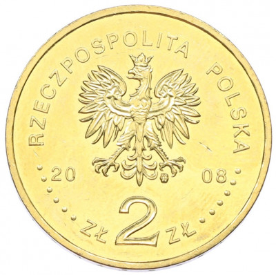 2 злотых 2008 года Польша «Памятники Польши — Казимеж-Дольны»
