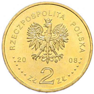2 злотых 2008 года Польша «Памятники Польши — Казимеж-Дольны»