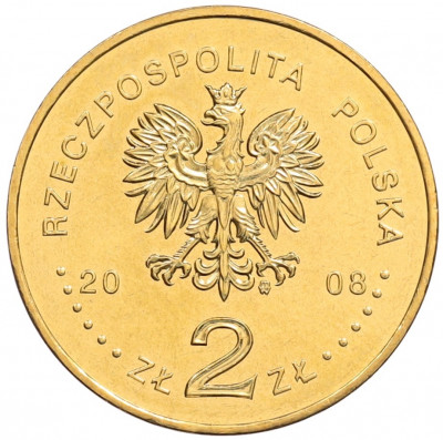 2 злотых 2008 года Польша «Сибирские ссыльные»