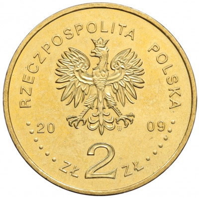 2 злотых 2009 года Польша «История польской музыки — Чеслав Немен»