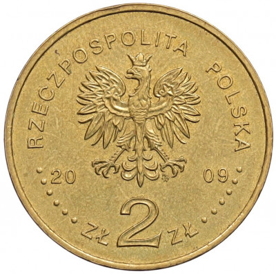 2 злотых 2009 года Польша «Оборона Вестерплатте в сентябре 1939»