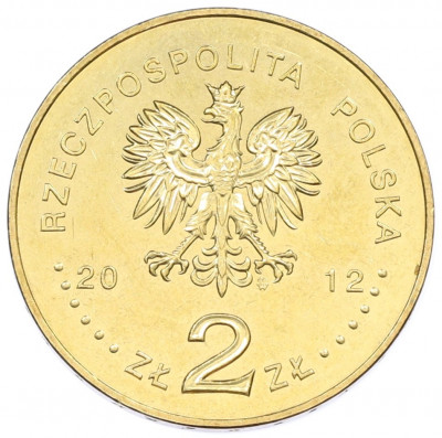 2 злотых 2012 года Польша «Польские суда — Эсминец Молния»