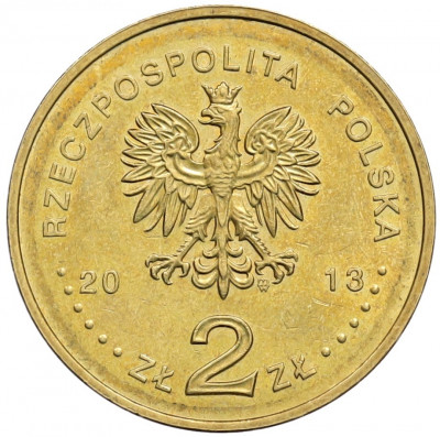 2 злотых 2013 года Польша «100 лет со дня рождения Витольда Лютославского»