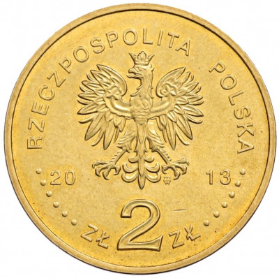 2 злотых 2013 года Польша «50 лет польской ассоциации умственно отсталых людей»