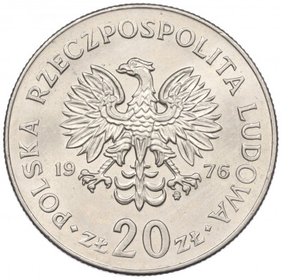 20 злотых 1976 года Польша «Марсель Новотко»