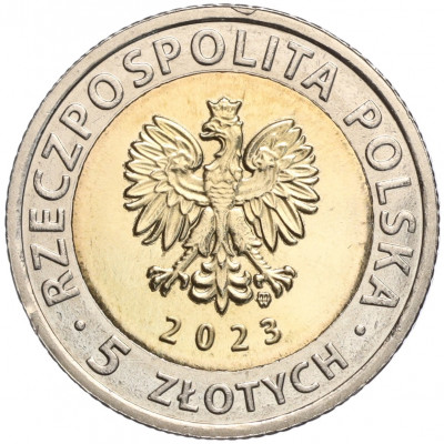 5 злотых 2023 года Польша «Открой для себя Польшу — Монастырь цистерцианцев в Гостьково»