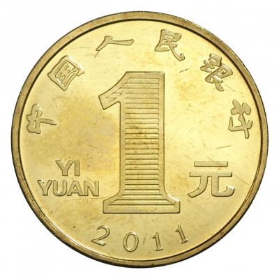 1 юань 2011 года Китай «Лунный календарь — Год кролика»