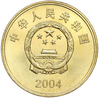 5 юаней 2004 года Китай «Достопримечательности Тайваня — Маяк»