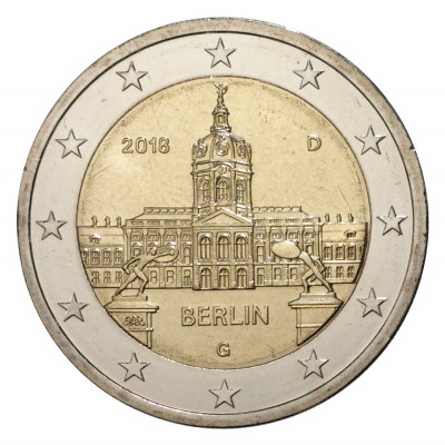 2 евро 2018 года G Германия «Федеральные земли Германии — Берлин»