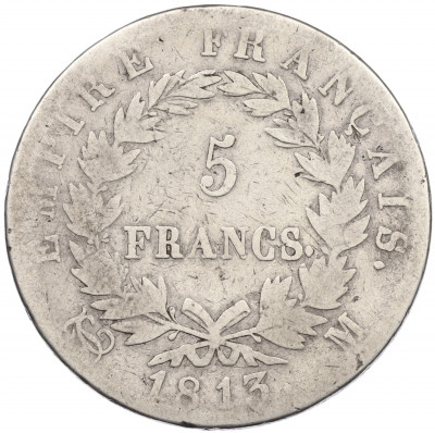 5 франков 1813 года M Франция