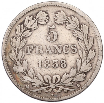 5 франков 1838 года B Франция