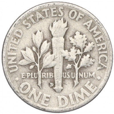 1 дайм (10 центов) 1959 года D США